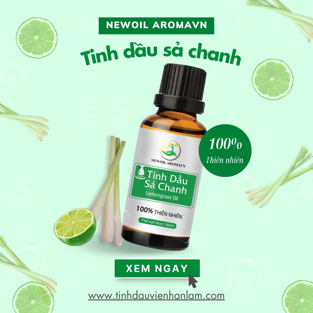 Tinh dầu Sả Chanh nguyên chất Lemongrass oil