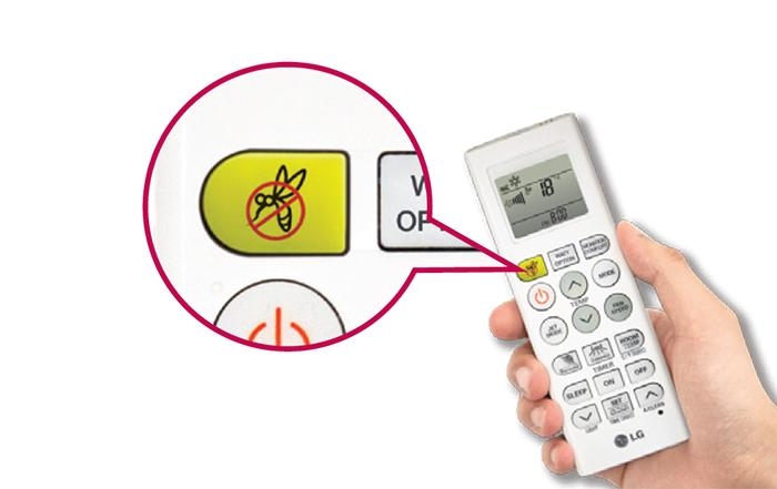 Cách sử dụng tính năng đuổi muỗi trên máy lạnh LG