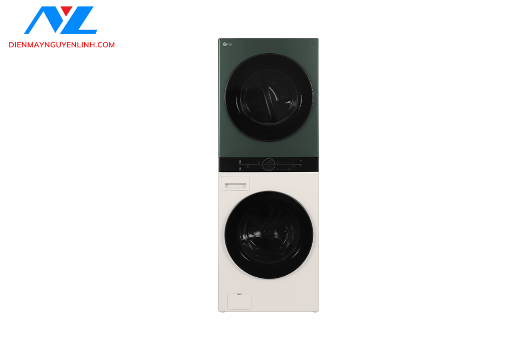 Tháp giặt sấy LG 25Kg - 17Kg WT2517NHEG Inverter