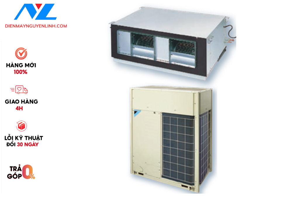 Máy Lạnh Giấu Trần Daikin FDR250QY1/RZUR250QY1 Inverter Gas R410a - Mới 2023