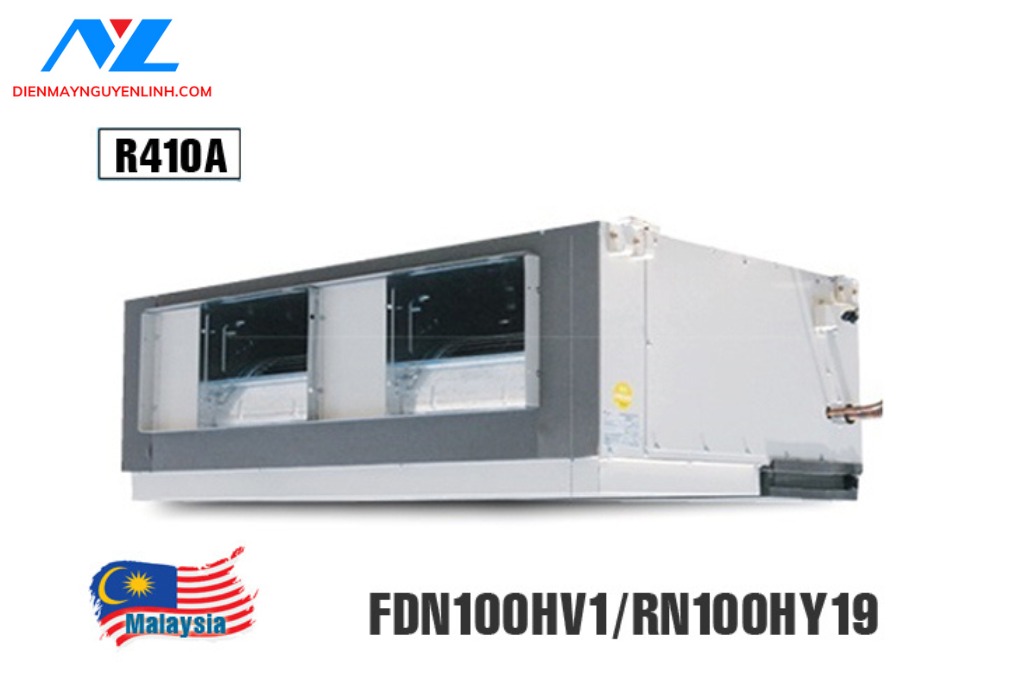 Điều hòa âm trần nối ống gió Daikin 100.000BTU FDN100HV1