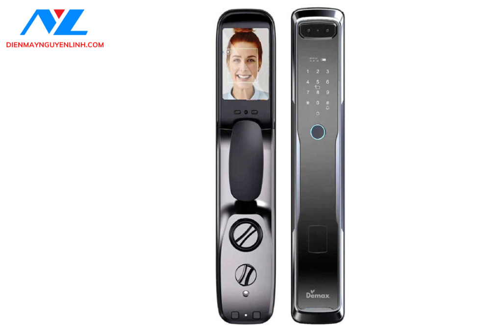 Khóa điện tử màn hình chuông Demax SL899 GC