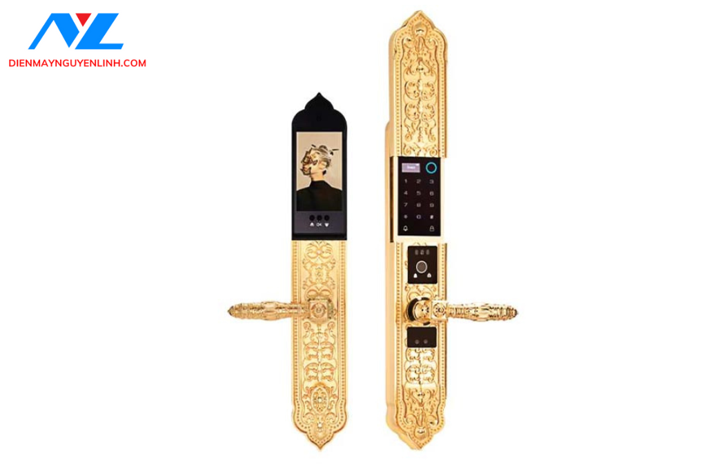 Khóa điện tử Demax EL9882 24K Brass App