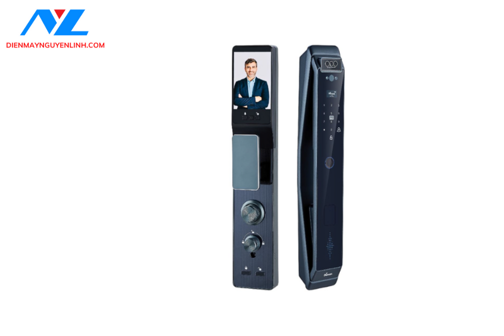 Khóa điện tử Demax EL966 Grey CNC App Wifi