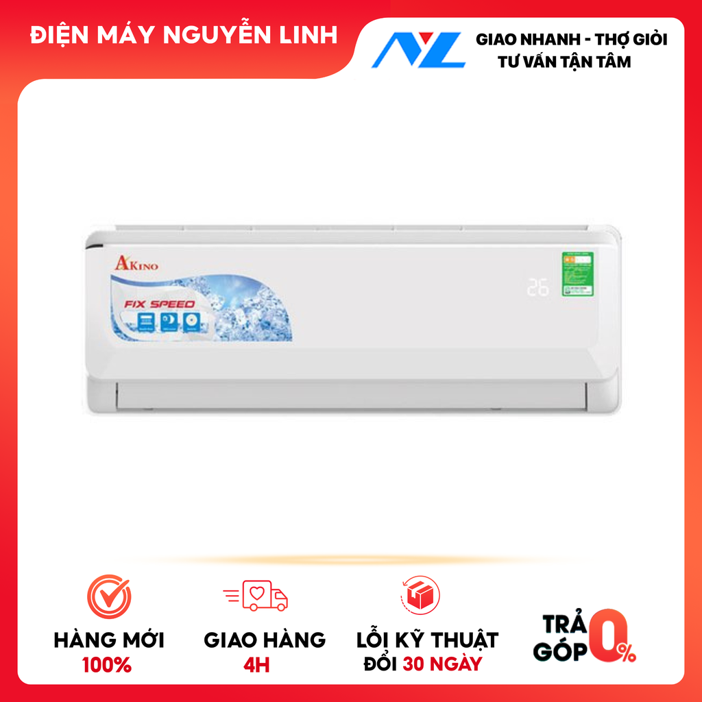 TH-M18CFS1A - FREESHIP - MÁY LẠNH AKINO 2HP Mono TH-M18CFS1A - R32 - Thái Lan