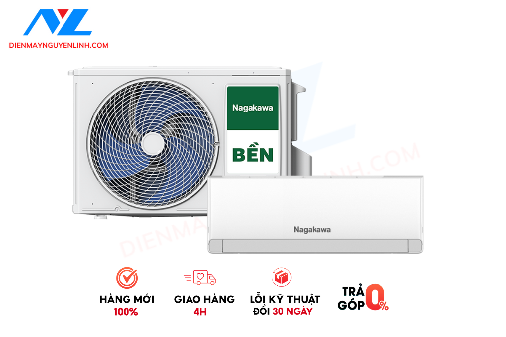 Máy lạnh treo tường Nagakawa Inverter 1.5 HP NIS-C12R2U51