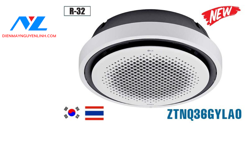 Điều hòa Âm Trần LG Tròn 360 Inverter 4.0HP – ZTNQ36GYLA0