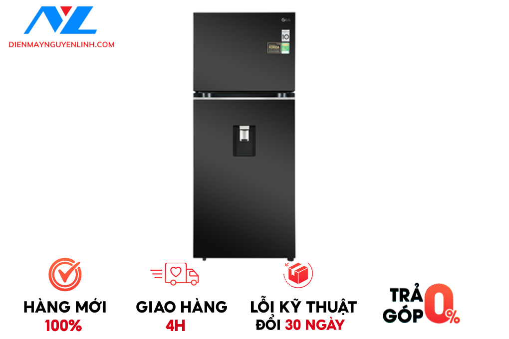 Tủ lạnh LG Inverter 374 lít GN-D372BL