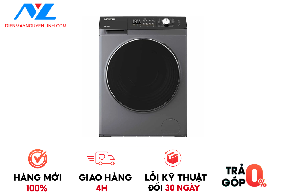 Máy giặt sấy Hitachi 10.5 KG BD-D1054HVOS
