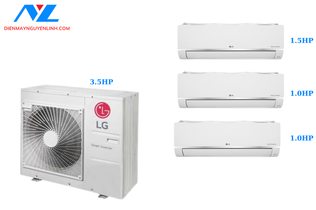 Combo Multi LG A3UQ30GFD0/AMNQ09GSJA0 + AMNQ12GSJA0