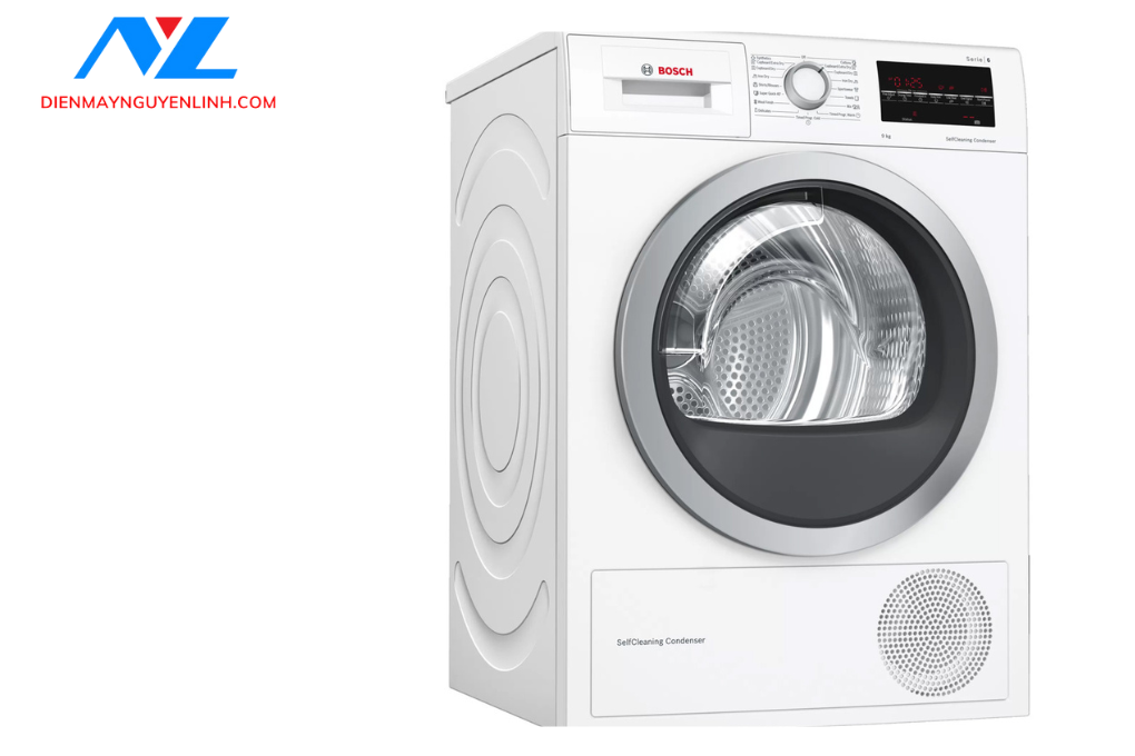 Máy sấy bơm nhiệt Bosch WTW85400SG 9kg Series 6