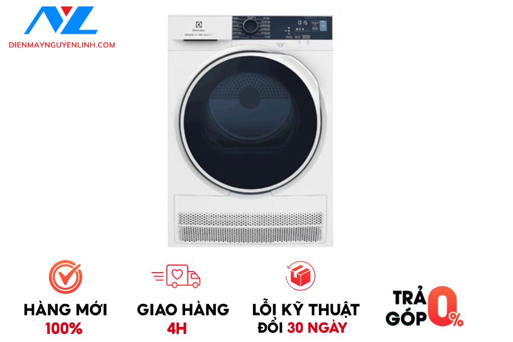 Máy sấy ngưng tụ Electrolux 8.0 KG EDC804P5WB