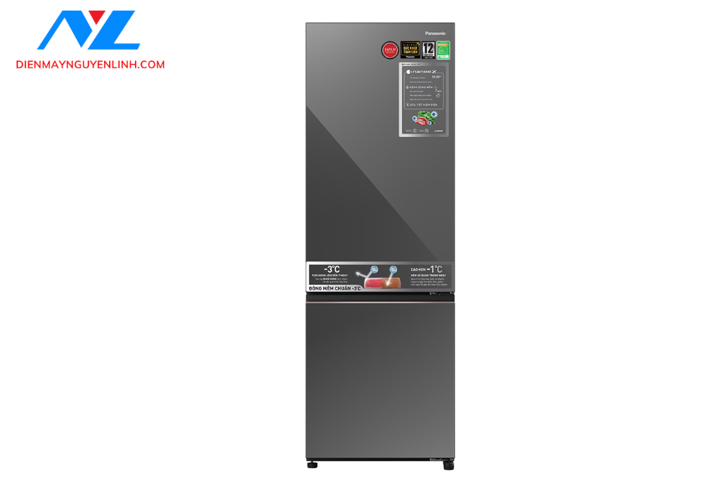 Tủ lạnh Panasonic Inverter 325 lít NR-BC361VGMV - GIÁ TỐT
