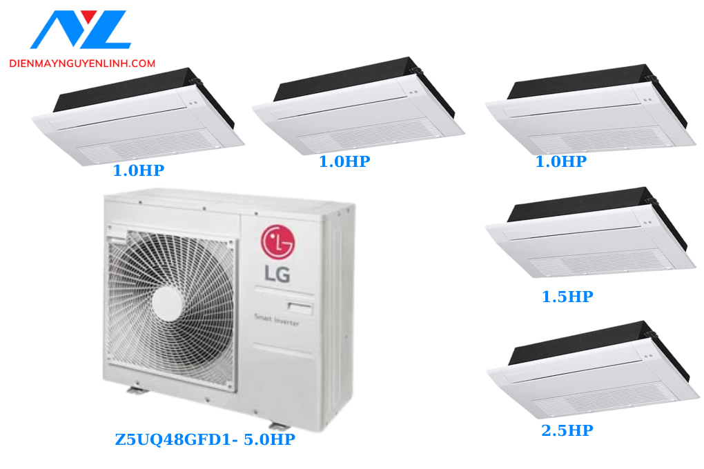 Combo Multi LG Inverter 5.0 HP