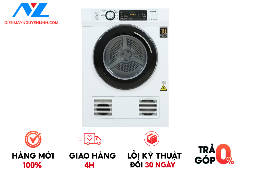 Máy sấy thông hơi Aqua 7 kg AQH-V700FW