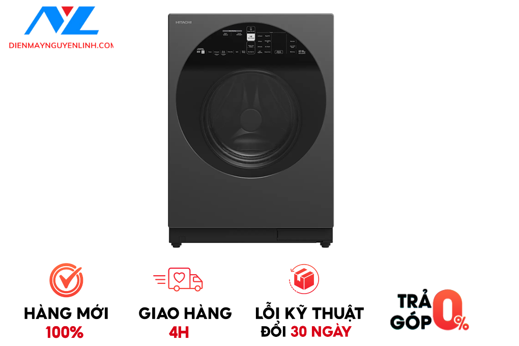 Máy giặt sấy Hitachi 12 KG BD-D120XGV(MAG)