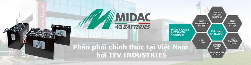 Nhà phân phối chính thức ắc quy Midac tại Việt Nam