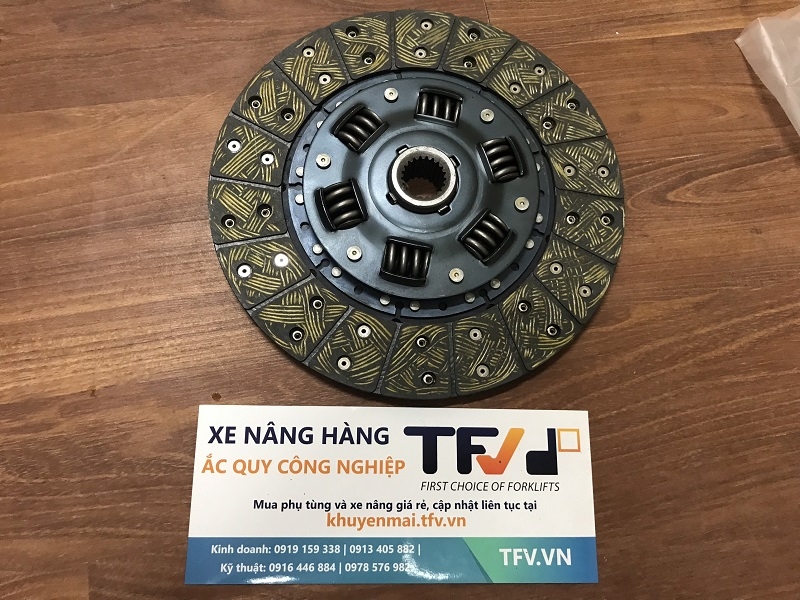 Lá côn xe nâng đường kính 275mm, 21 răng cho xe nâng Toyota 7FD10~35 mã 31270-23361-71 hiệu Folangsi