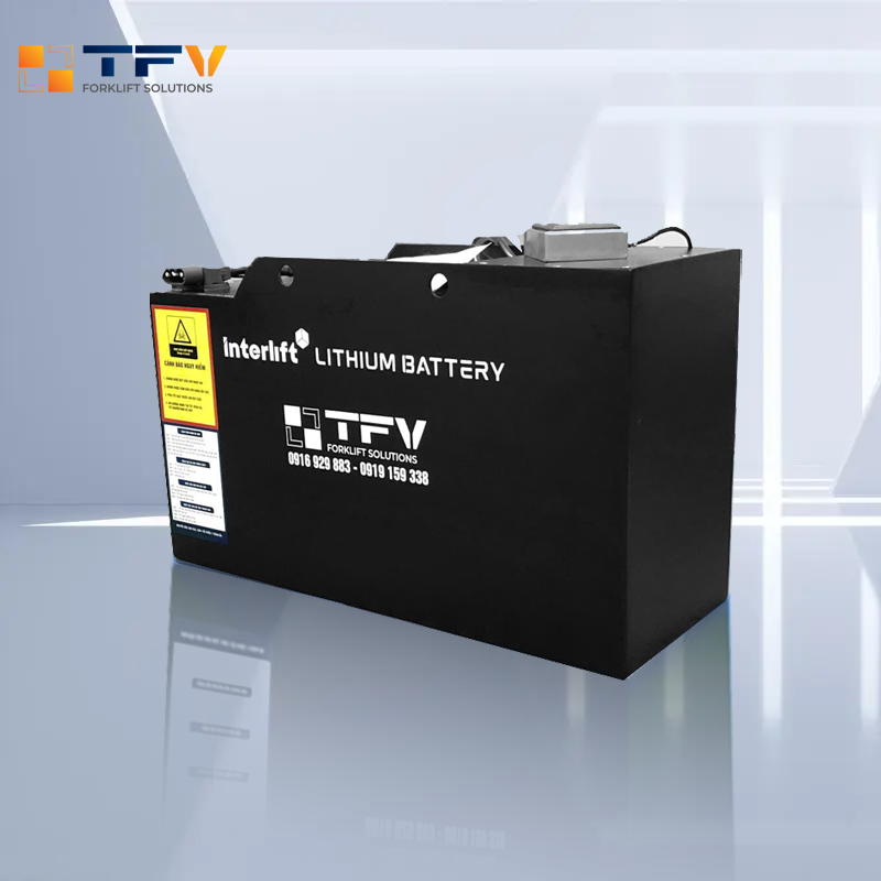 Pin Lithium 48V 690Ah hiệu Interlift cho xe nâng, xe điện
