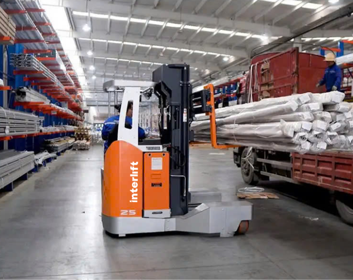 Xe nâng đa hướng ngồi lái Interlift RSEW series