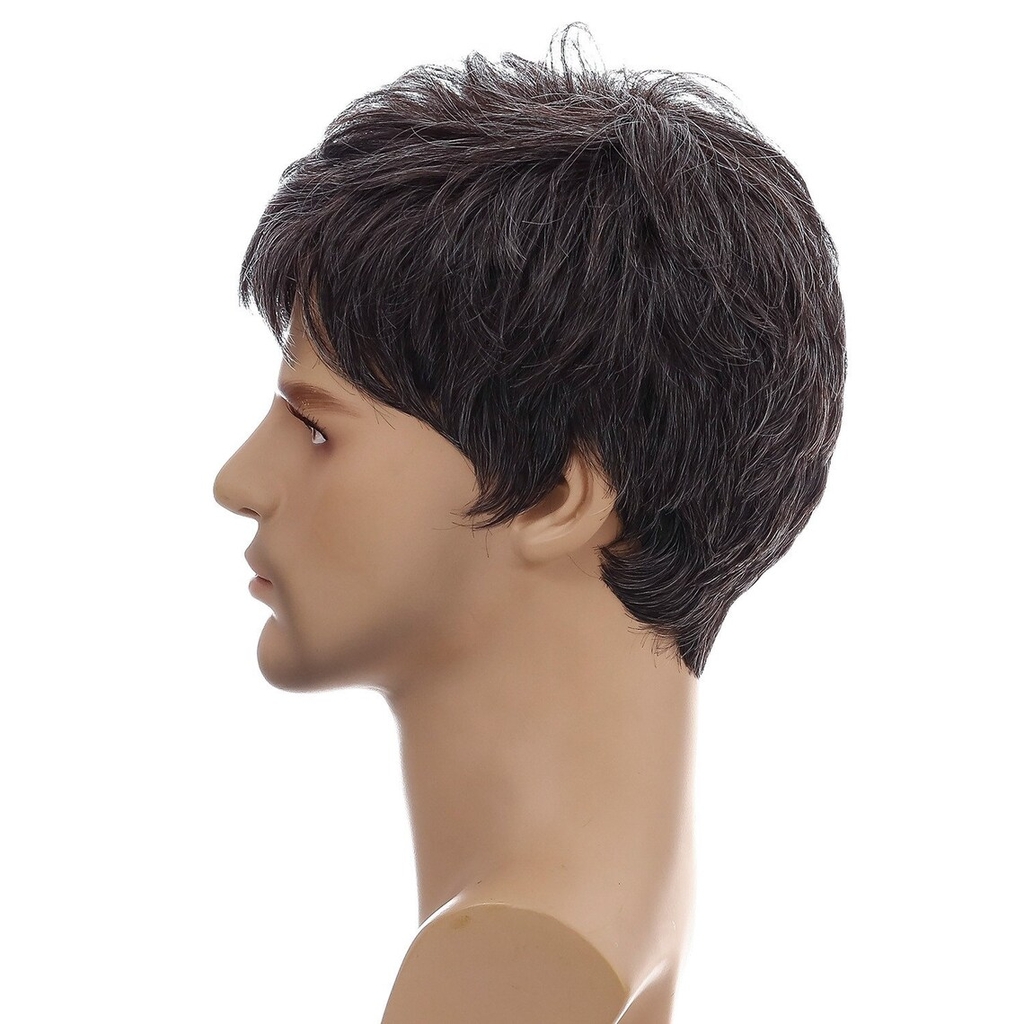 Tóc Giả Nam Nguyên Đầu - Kiểu Tóc Mop Top Bằng Tóc Thật | Wina