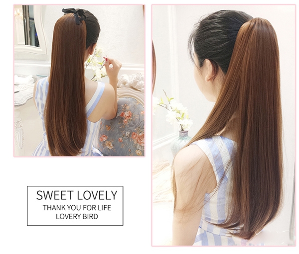 Tóc Cột Quặm Tóc Thật 60cm TCT-03 | Shop Tóc Giả Wina Wigs