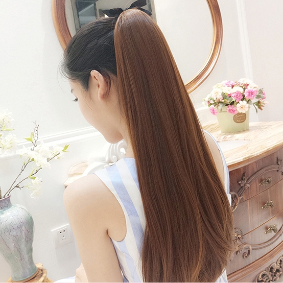 Tóc Cột Quặm Tóc Thật 60cm TCT-03 | Shop Tóc Giả Wina Wigs