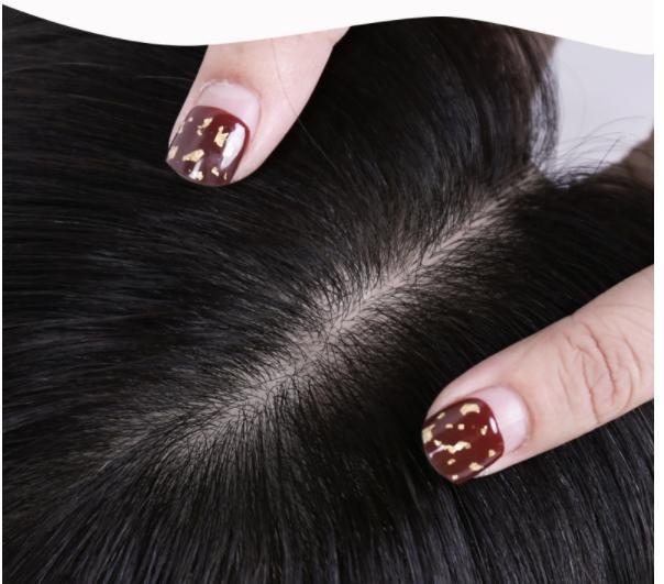 Tóc Giả Nữ Nguyên Đầu - Hai Mái Ngôi 7/3 Xoăn Ngang Vai | Wina