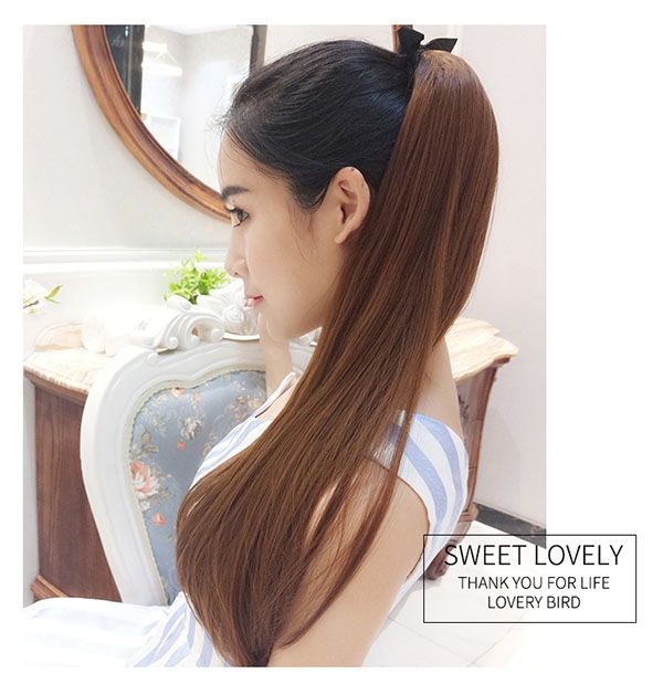 Tóc Cột Quặm Tóc Thật 60cm TCT-03 | Shop Tóc Giả Wina Wigs