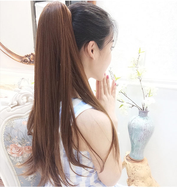 Tóc Cột Quặm Tóc Thật 60cm TCT-03 | Shop Tóc Giả Wina Wigs