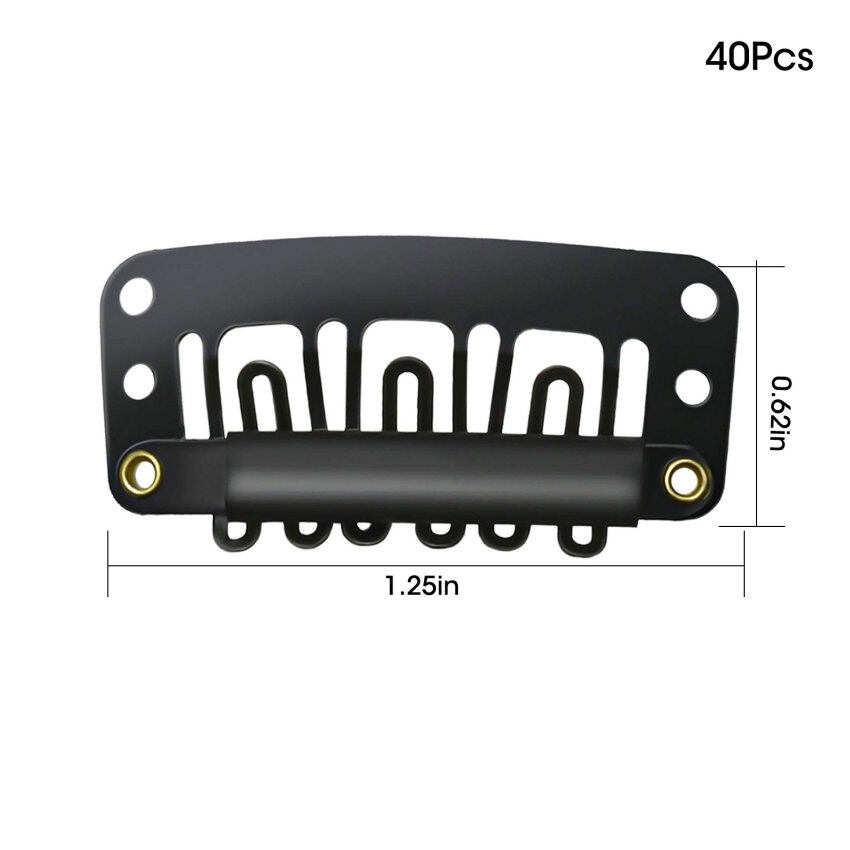 Kẹp Phím Lớn WINA Không Rỉ - Bấm Vào Tóc Giả [ Set 10 Cái ] 3cm