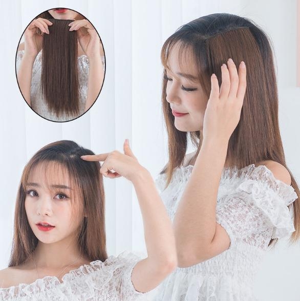 Tóc Kẹp Phím - Tóc Kẹp Phồng 2 Bên Bằng Tóc Thật Form Dài 30-45cm | Wina