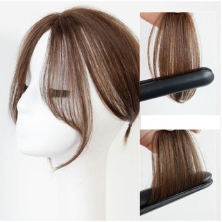 Tóc Giả Hai Mái Phủ Đỉnh 3D Tóc Thật Wina Dài 30cm