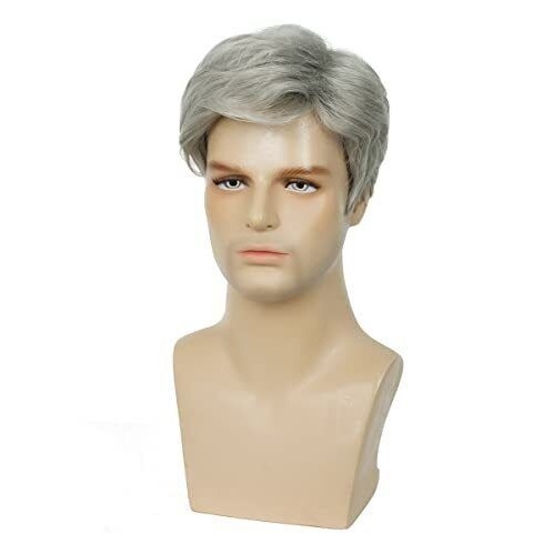 Tóc Giả Nam Nguyên Đầu - Kiểu Side Part Xoăn Châu Âu Bằng Tóc Thật | Wina