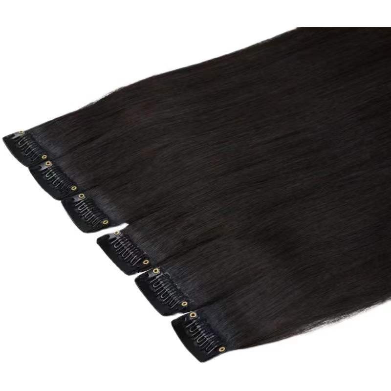 Tóc Kẹp 1 Phím 1 Kẹp Bằng Tóc Thật Ngang 3cm 60cm TKN-017 | Tóc Giả Wina