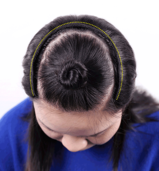 Tóc Thật Kẹp Nối Ngang WINA 4 Phím 30cm TKN - 071