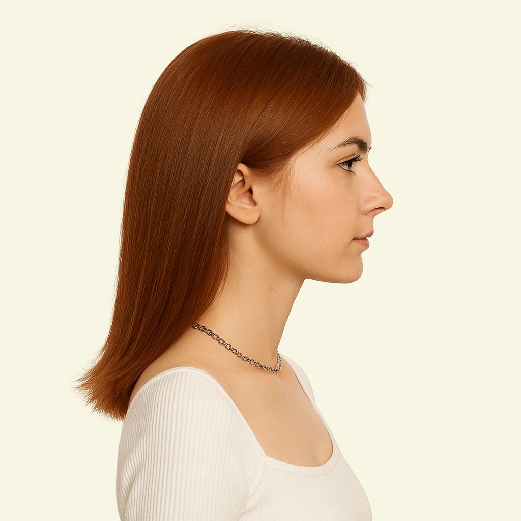 Tóc Giả Che Hói Đỉnh Đầu Nữ - Hai Mái Siêu Da 4D Dài 35cm | Wina