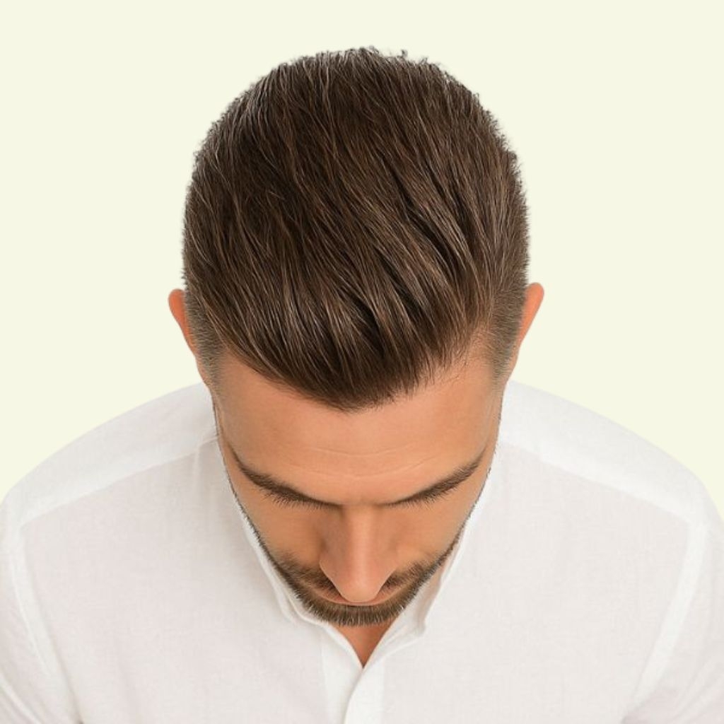 Tóc Giả Nam Che Hói - Kiểu Undercut Châu Âu Bằng Tóc Thật | Wina