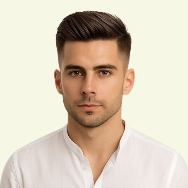 Tóc Giả Nam Che Hói - Kiểu Quiff Bằng Tóc Thật | Wina