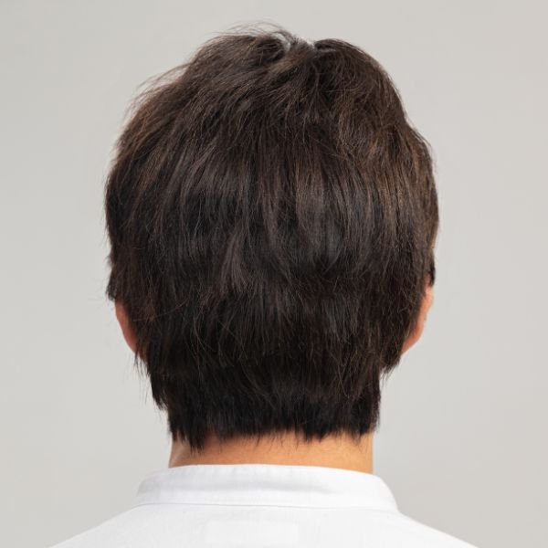 Tóc Giả Nam Nguyên Đầu Siêu Da 3D - Side Part Rủ Mái Xéo