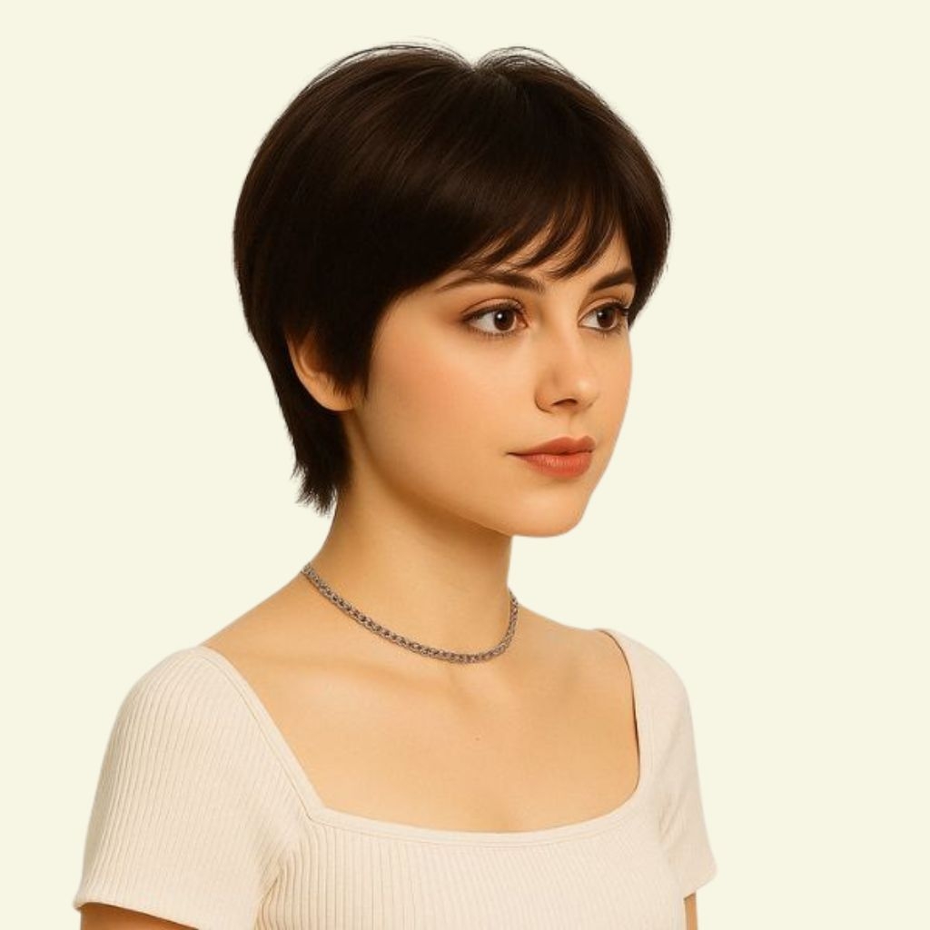 Tóc Giả Nữ Nguyên Đầu - Kiểu Bob Siêu Da Bằng Tóc Thật | Wina