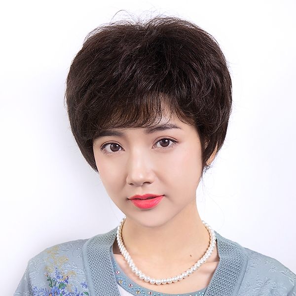 Tóc Giả Nữ Nguyên Đầu - Kiểu Tém Tạo Kiểu Nhẹ Siêu Da | Wina