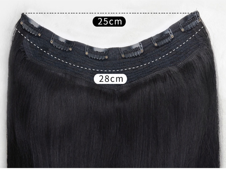 Tóc Thật Kẹp Nối Ngang WINA 4 Phím 30cm TKN - 071