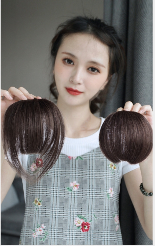 Mái Giả Thưa Tóc Thật Form Dày MT-001 | Wina Wigs