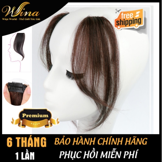 Tóc Giả Mái Bay 2 Bên Hàn Quốc Tóc Thật 100% [20cm - 25cm] MB001