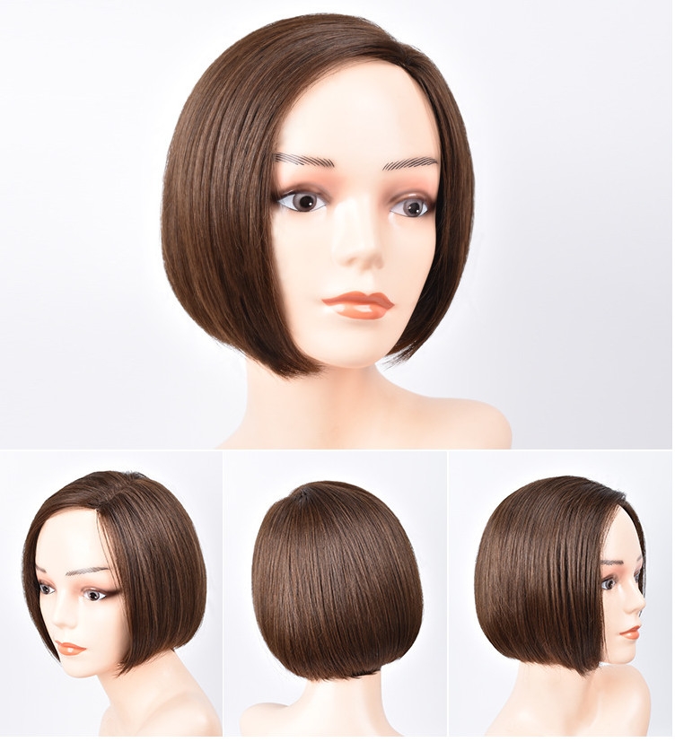 Tóc Giả Nữ Nguyên Đầu - Siêu Da Bằng Tóc Thật Dài 25cm Chải Ngôi 7/3 | Wina