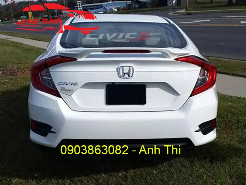 Độ lip chia pô Akrapovic xe Civic 20172020  Phát Huy Auto