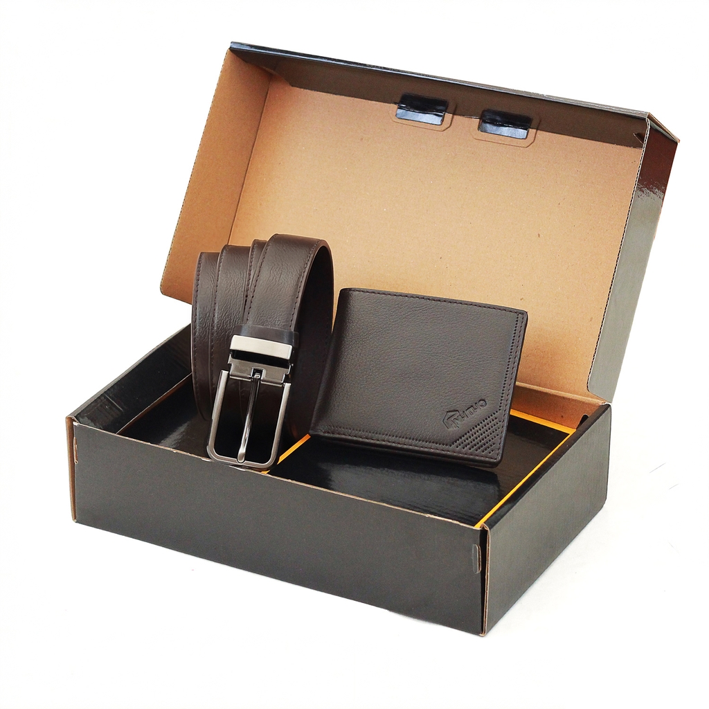 Combo Thắt lưng MIKK3-02 + Ví MIN-12