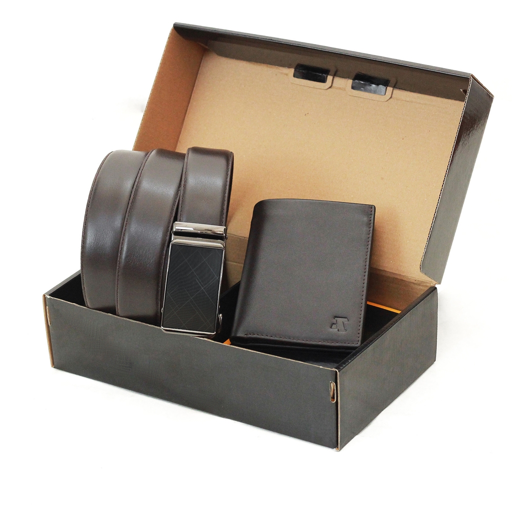 Combo Thắt lưng MNT4-70 + Ví EMO ĐỨNG