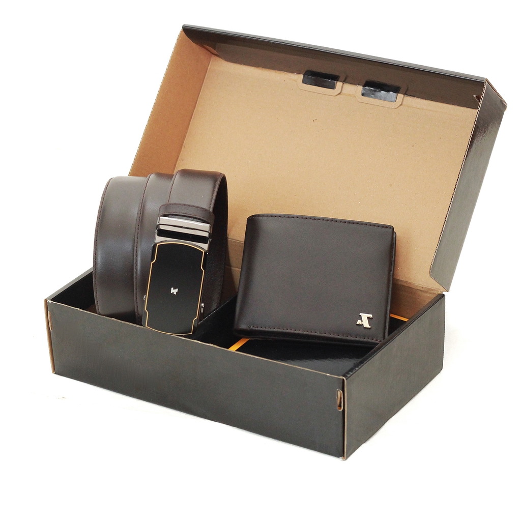 Combo Thắt lưng MNT4-24 + Ví EMO ngang